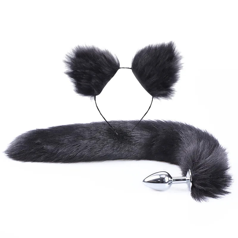 Metal Feather Anal Toys Fox Tail Plug Erotic Anus Toy Butt Sex For Woman And Men Sexy Adult Accessories |
