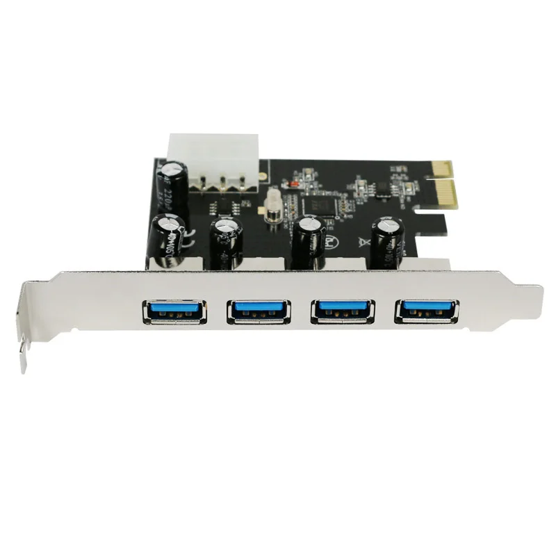 4 портовая usb 30 pci e карта расширени