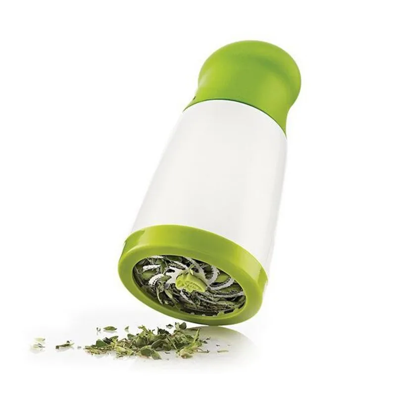 green Ручной измельчитель для трав, мельница для специй, сыра, арахиса, терка, слайсер для чеснока, соли, перца, овощерезка, кухонные инструменты - Цвет: green
