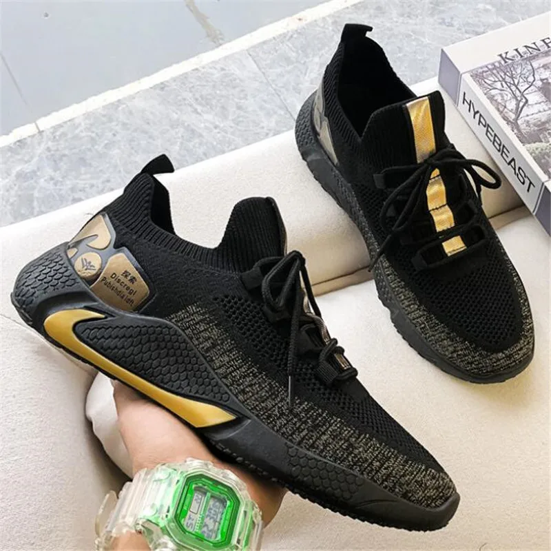 

Men's sneakers shoes new flying woven breathable casual shoes men zapatos de hombre men sport shoes all mens loafers men
