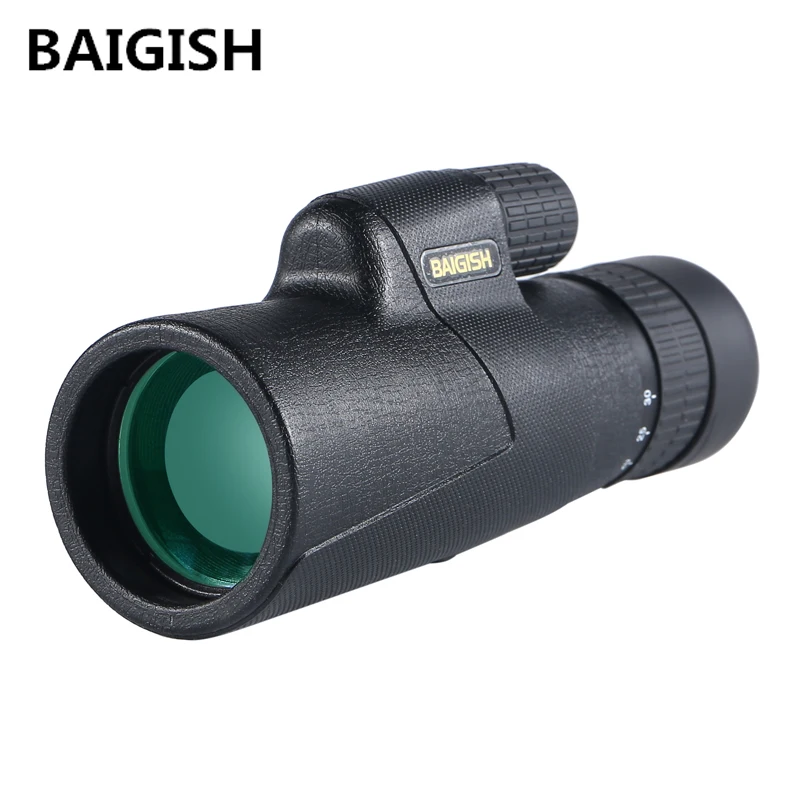 Монокуляр Baigish 10 30x42 мощный военный телескоп BAK4 призматический бинокль