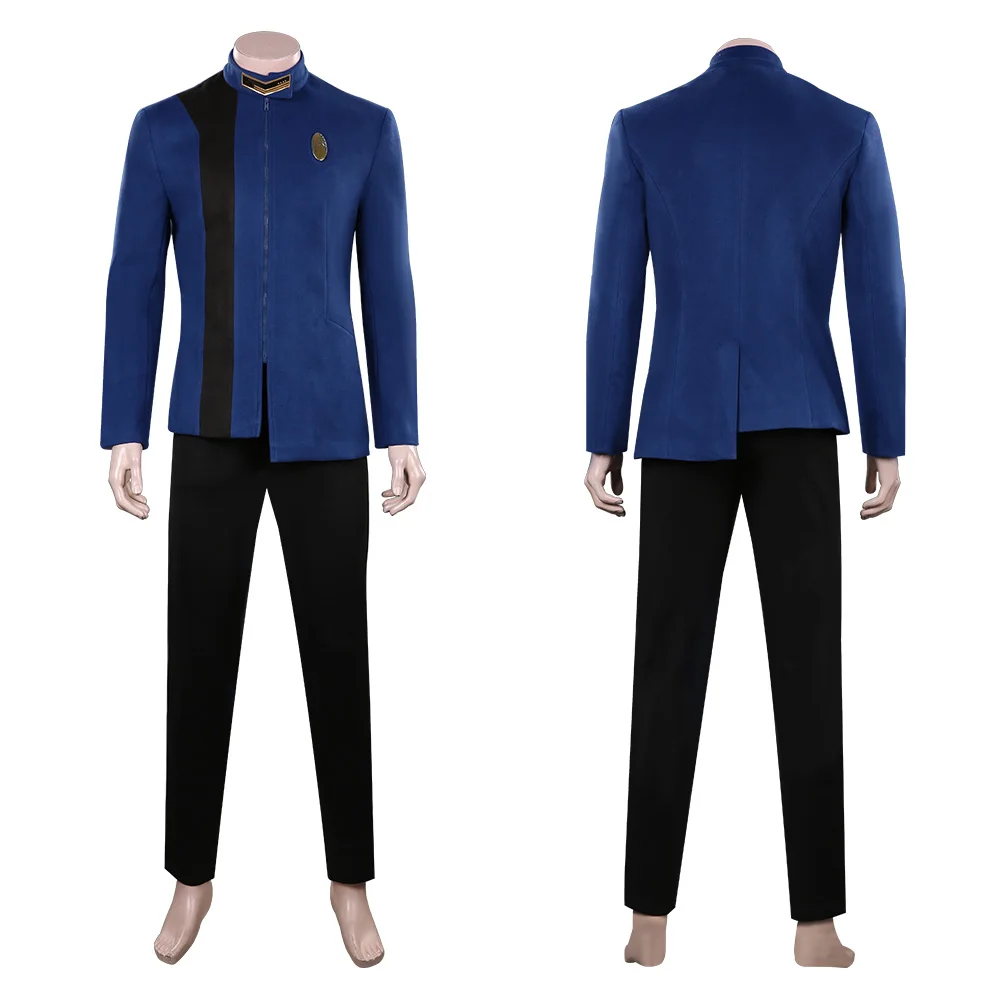

Discovery Season 4 Cosplay Costume Blue Uniform Outfits Halloween Carnival Suit