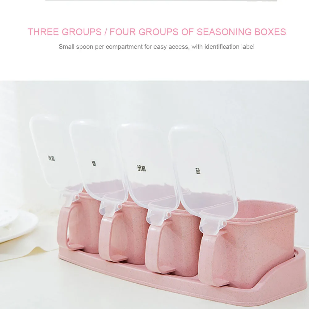 Коробка для специй набор приправы коробка горшки хранения контейнерная приправа