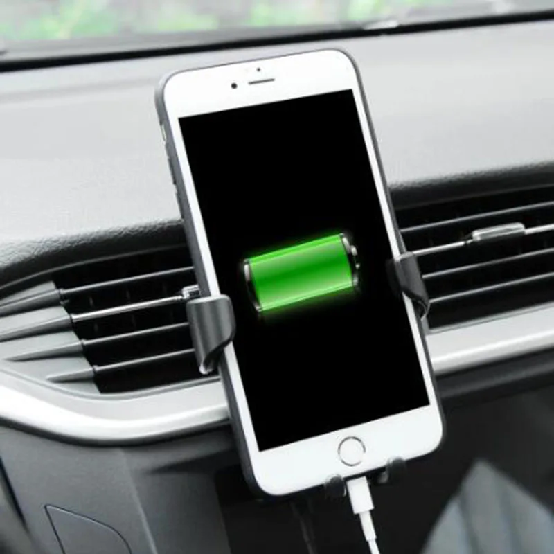 Автомобильное беспроводное зарядное устройство подставка для быстрой зарядки