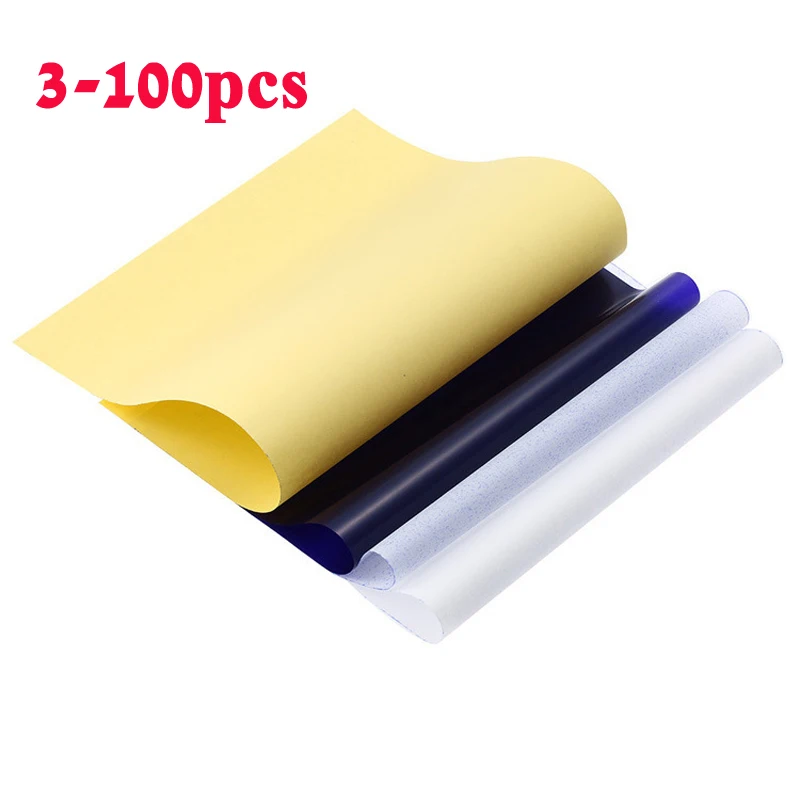 Карбоновая бумага для татуировок формата А4 термотрафарет карбоновая