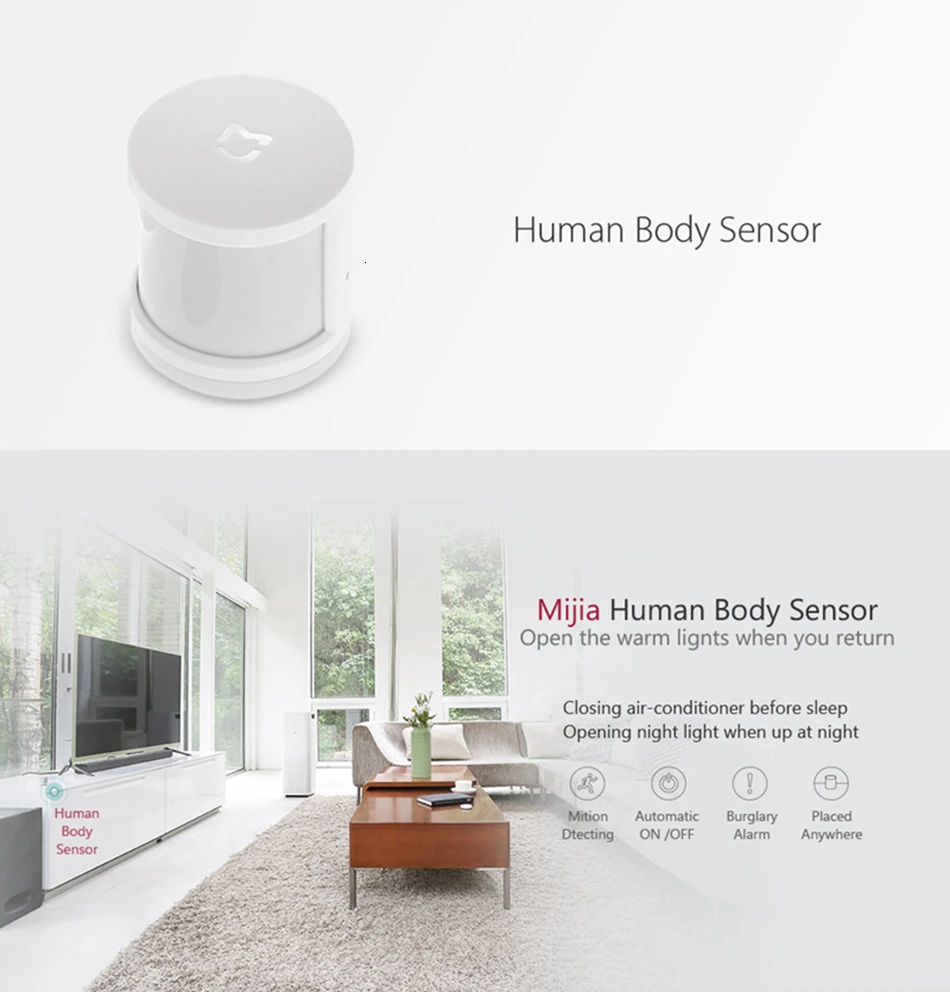 Xiaomi Mijia Aqara 5 в 1 Умный дом Комплект видеокамера со встроенным видеомагнитофоно шлюз человеческого тела Датчик оконной двери беспроводной переключатель мини