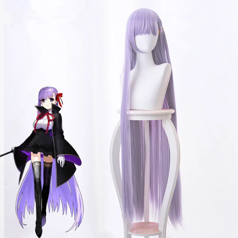 FGO Fate EXTRA CCC BB Byibyi косплей парик черное пальто для девочек фиолетовые длинные