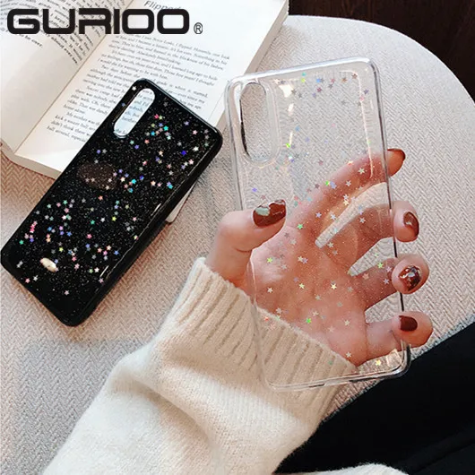 Luxury Silicone Case For Huawei P10 Plus P20 lite P30 Pro Glitter Bling Soft Coque Honor 9 10 V10 20 |