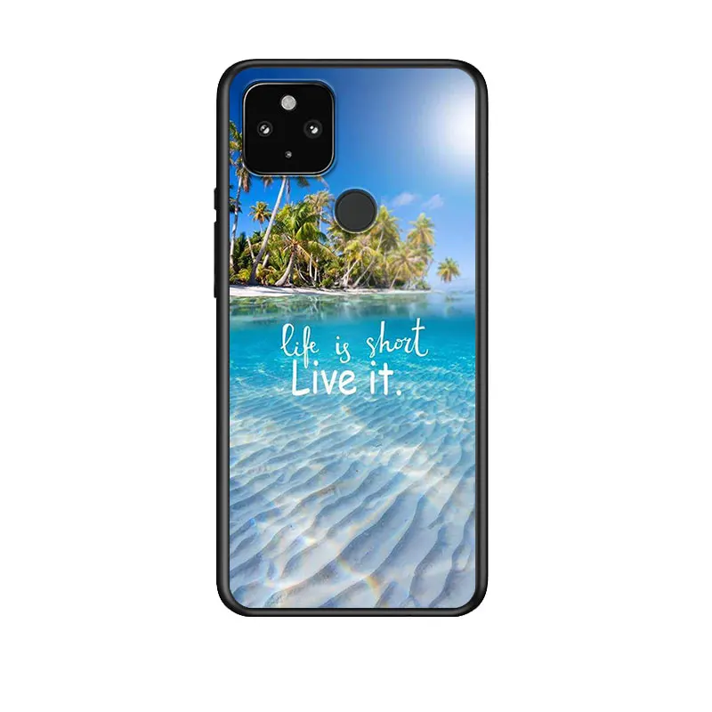 

Motivational Quotes for Google Pixel 5 Pixel 4a 5G Pixel 4a Pixel 4 Pixel 4 XL Silicone Soft Black Phone Case Cover