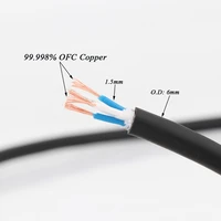 preffair x401 4corehifi ofc copper bulk core speaker microphone cable hi end audio surround signal line shielded wire