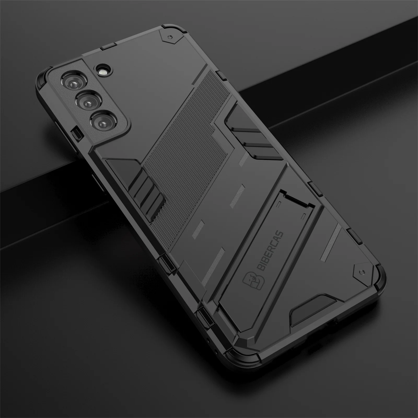 

For Samsung Galaxy S21 Plus S21 FE S21 Ultra Cases Shockproof Armor Case Ring Stand Bumper Phone Back Cover For Galaxy S21 FE