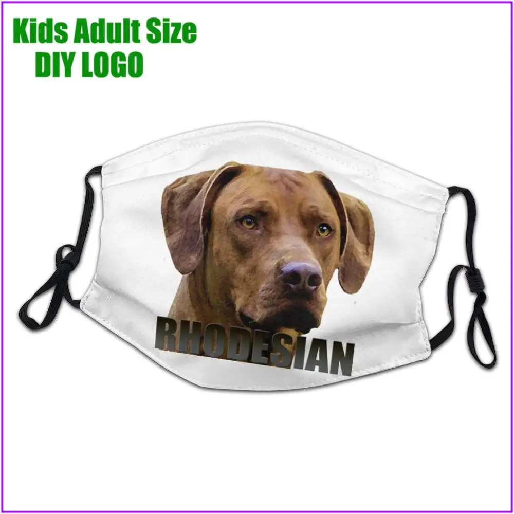 Защитный щиток для лица для детей, мужчин и женщин, с узором Rhodesian Ridgeback, уход за кожей, аниме, бандана, милый велосипедный платок, красящийся в узор, повторно используемый чехол для рта.