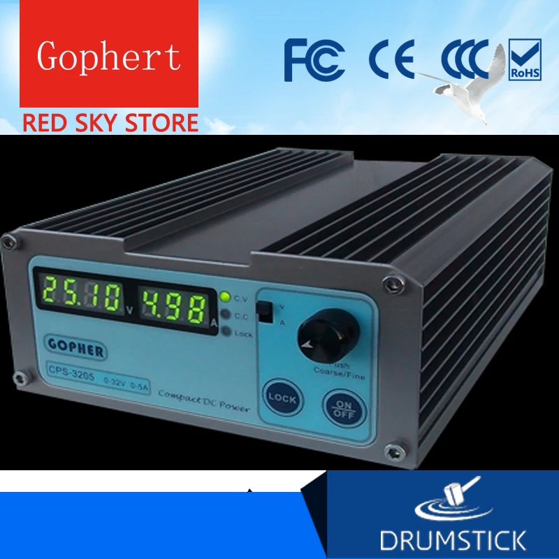 (Корабль из России) gphert CPS-3205II DC импульсный источник питания один выход 0-32 В 0-5A 160
