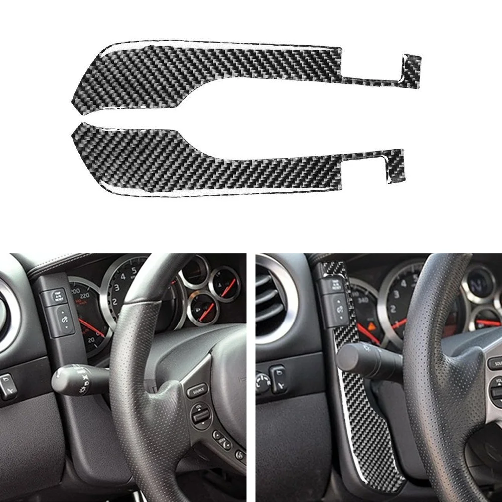 

Carbon Fiber Left Right Speedometer Panel Frame Sticker Instrument Surround Cover Trim Car Accessories For Nissan GTR R35