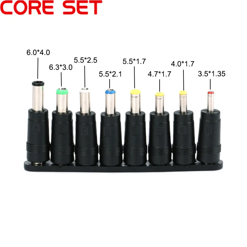 

8pcs/Set 5.5x2.1mm Universal Male Jack dc connector For DC Plugs AC Power Adapter Computer Cables Connectors Notebook Laptop