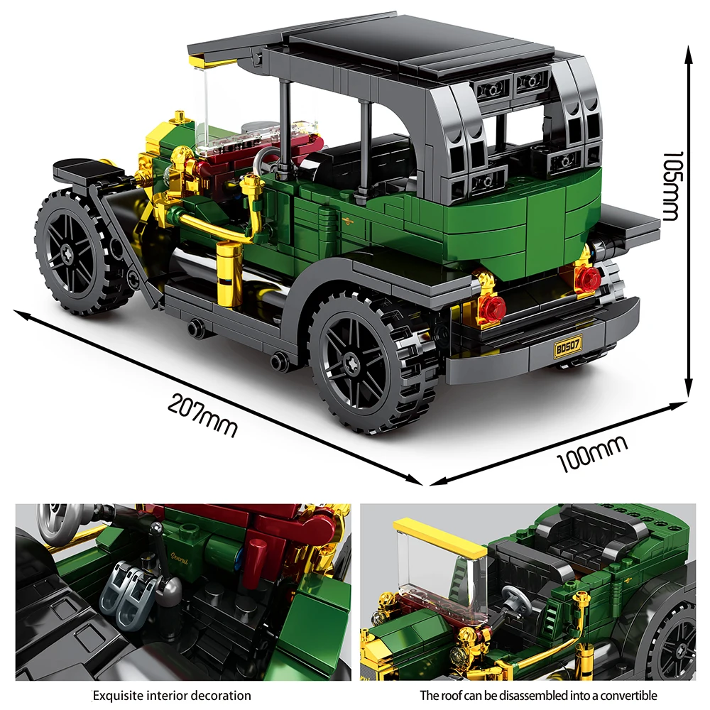 

562Pcs Roadster Creator Building Blocks City Pull Back Sports Racing Car Ideas Racer Bricks Children Kids Toys Christmas Gifts