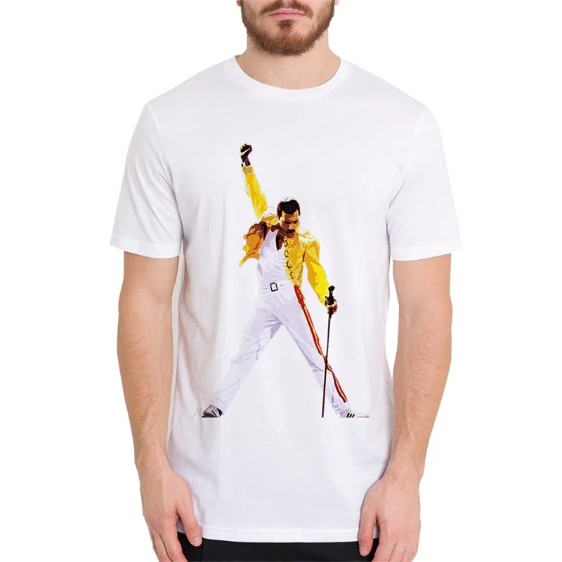 Фредди Меркьюри дань победы в стиле хип хоп футболка Топ queen ремешок 2020 Мода Harajuku