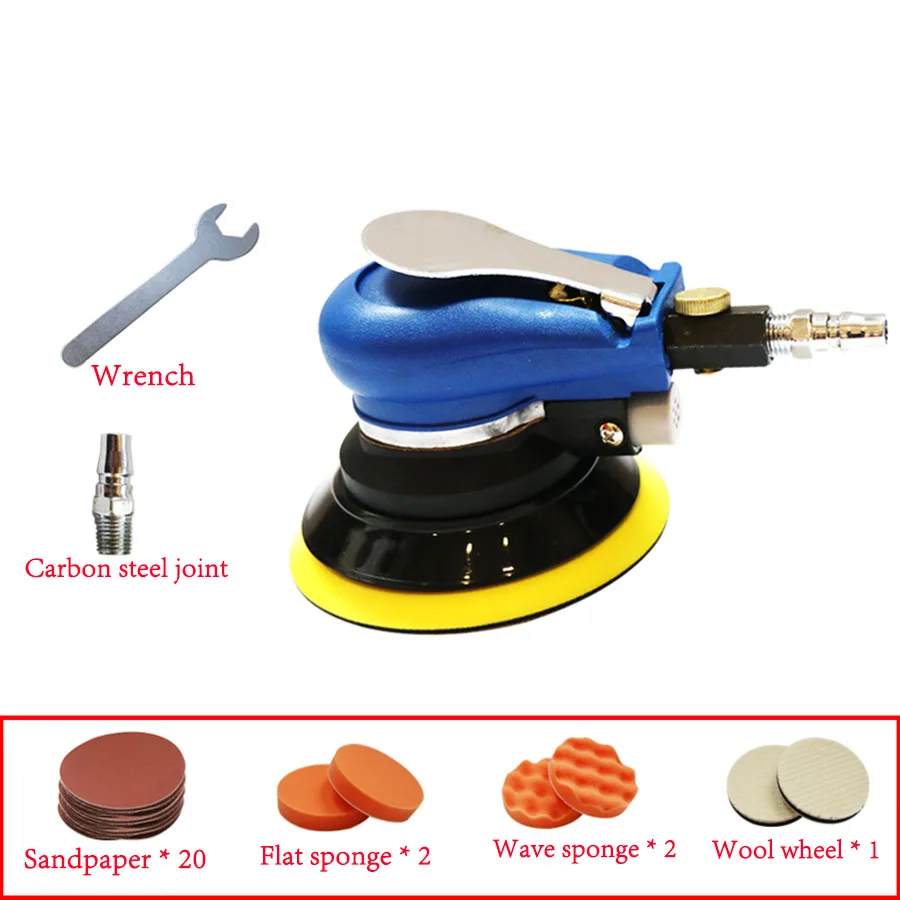 Шлифовальная машинка 5 дюймов непылепоглощающая матовая поверхность круглая
