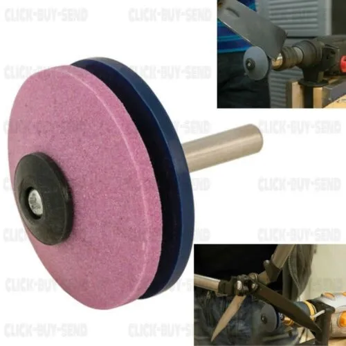 

Lawn Mower Sharpener Blade For Power Hand Drill K Nife Sharpening Stone Grindstone For Power Hand Drill Grinding Tool Garden