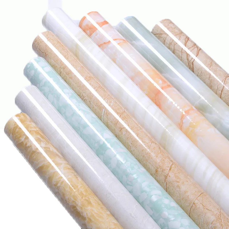

Kitchen oil proof sticker waterproof stove bathroom tile old furniture renovation marble self adhesive paper PVC thickening