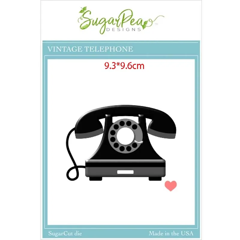 

Old-fashioned phone Troqueles de corte de metal scrapbooking stamps and dies Metal die cutter for scrapbooking Dies scrapbooking