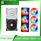 Вентилятор охлаждения LIANLI 120 мм, 140 мм, RGB, PWM, беспроводной, с кабелем L-Connect