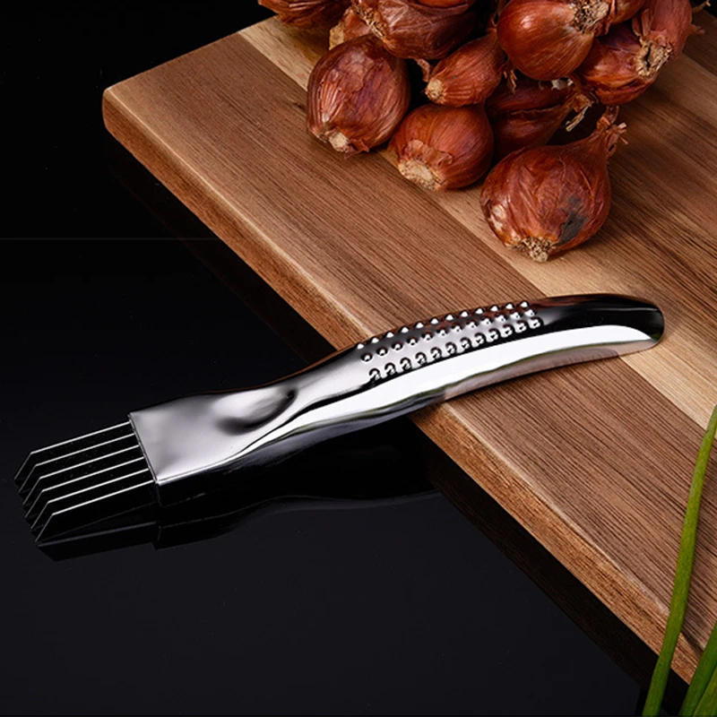 

Scallions Cutter Stainless Steel Vegetable Chopper Chopped Green Onion Shredder Kitchen Tools