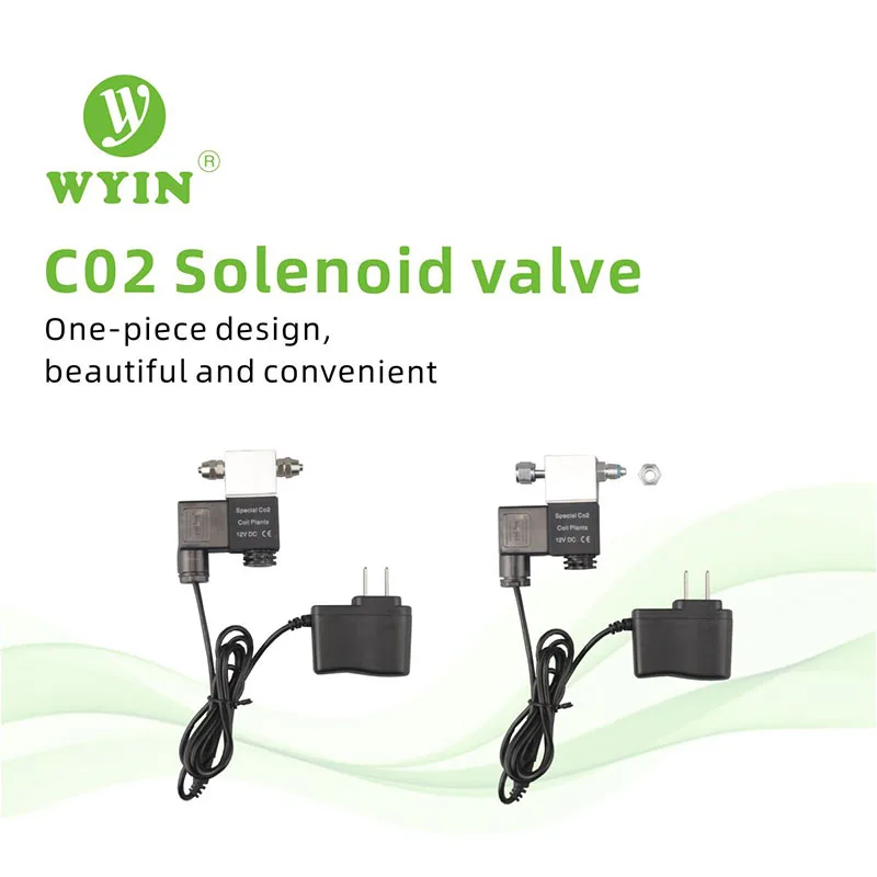 WyinAquarium 1 6 Вт 110 В 220 в CO2 Магнитный Соленоидный клапан регулятор низкой температуры