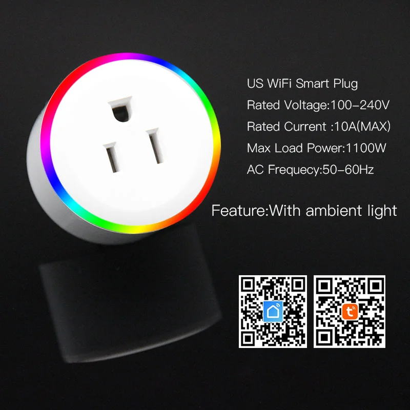 Type 7 FrankEver US Smart Plug 10A домашняя Автоматизация Wi-Fi розетка синхронизации включения/выключения питания работает с Alexa и Google Tuya Smart life APP - Цвет: Type 7