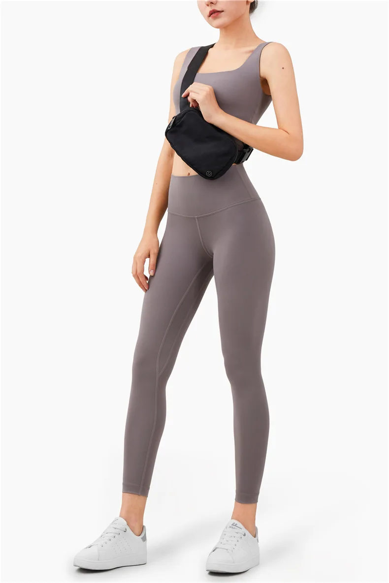 Костюм для йоги обнаженный женский Противоударный Спортивный жилет глубокая U