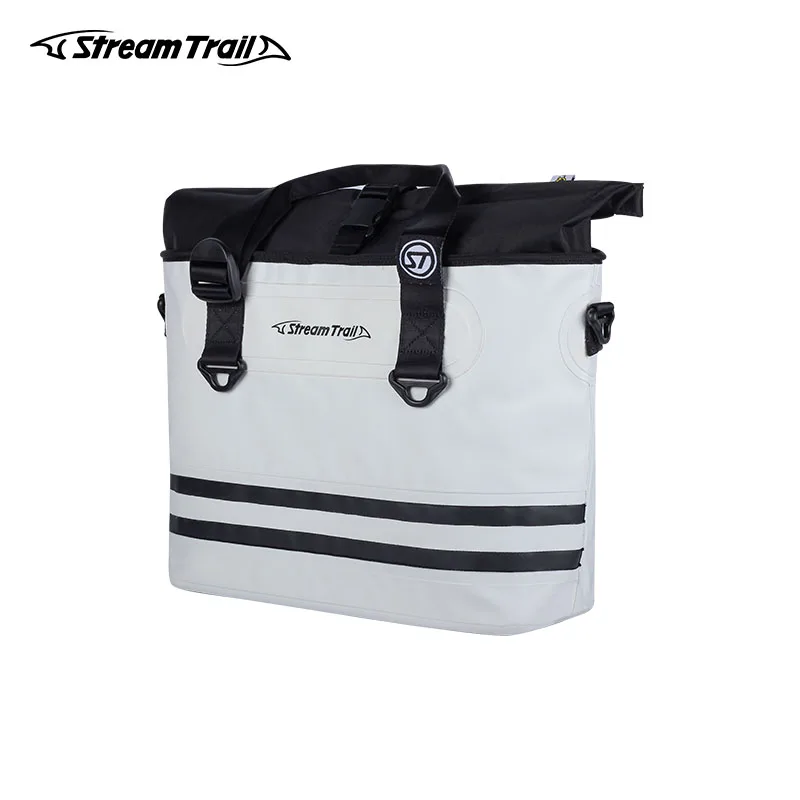 Stream Trail Waterproof Bag Outdoor Marche 16L 23L Stripe Dry Shoulder Bag Tote Bag Water Resistant Roll-Top Closure Daypack