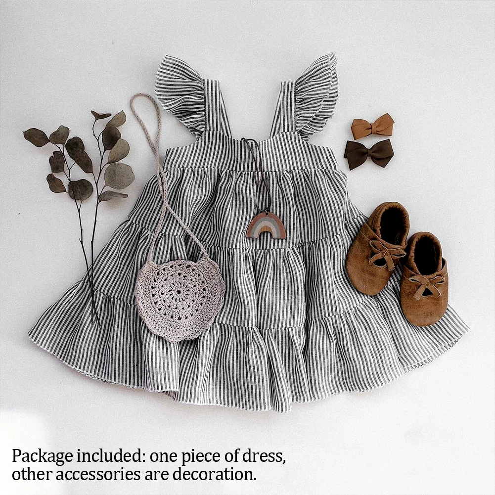 Curipeer Cute Baby Girl Summer Dress Pink Little Casual Girls Dresses For Party And Wedding Prom Princess | Детская одежда и обувь