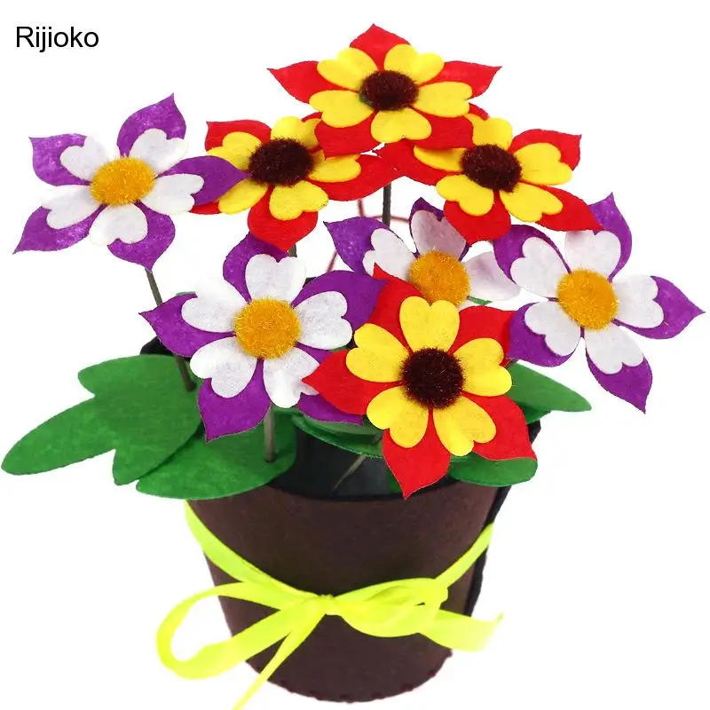 

Toys for Children Crafts Kids DIY Flower Pot Potted Plant Kindergarten Learning Education Toys Montessori Teaching Aids Toy