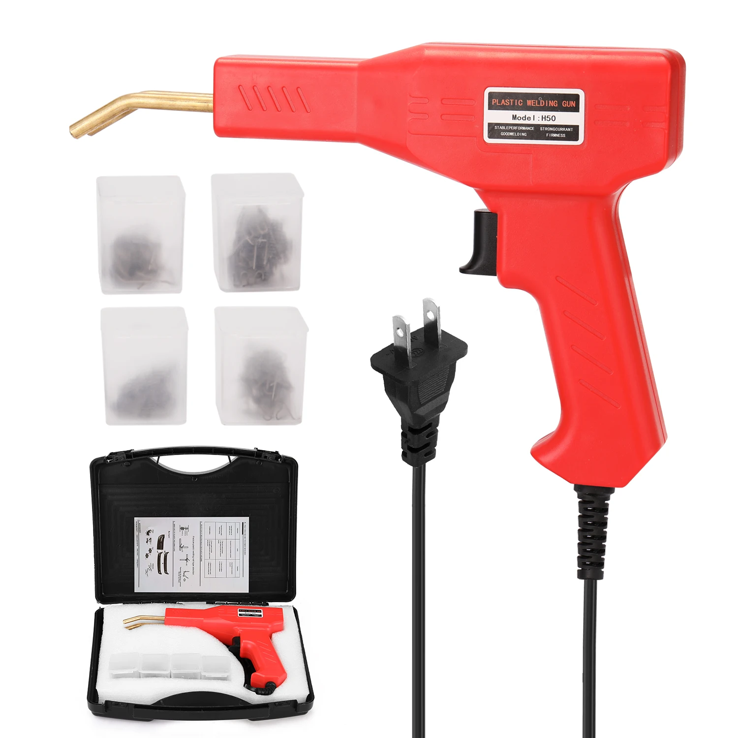 

Plastic Welder Garage Tools Hot Staplers Machine Staple PVC Plastic Repairing Machine Car Bumper Repair Hot Stapler