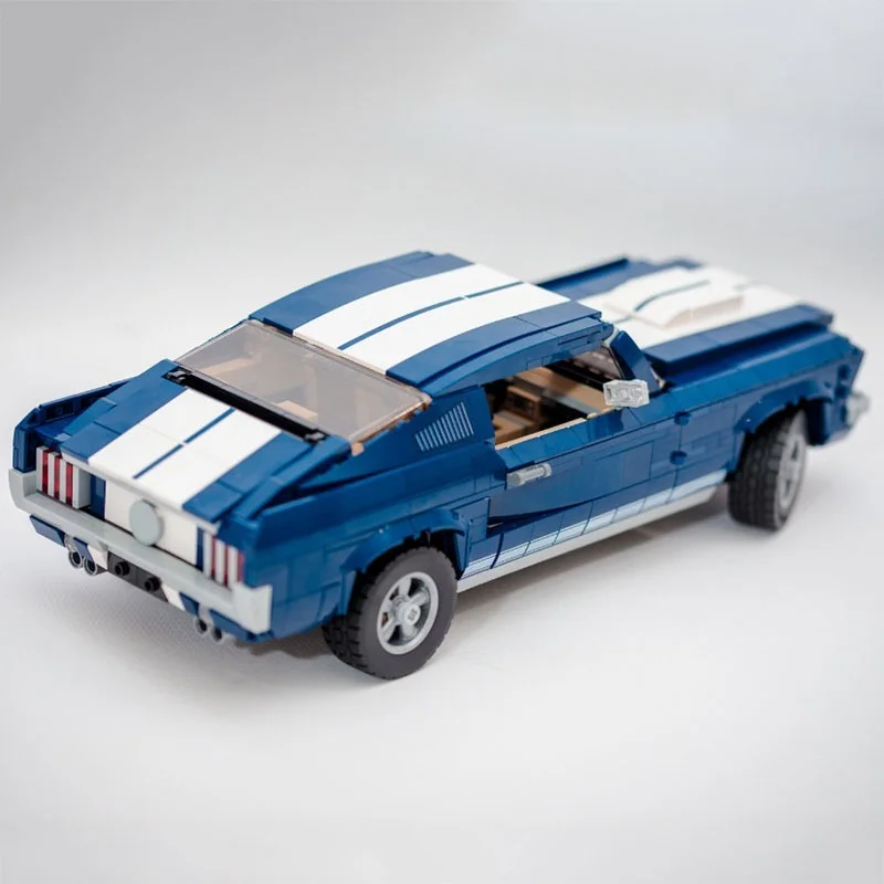 Новинка 1648 шт. модель автомобиля Ford Mustang в стиле Lego 21047 Обучающие блоки для
