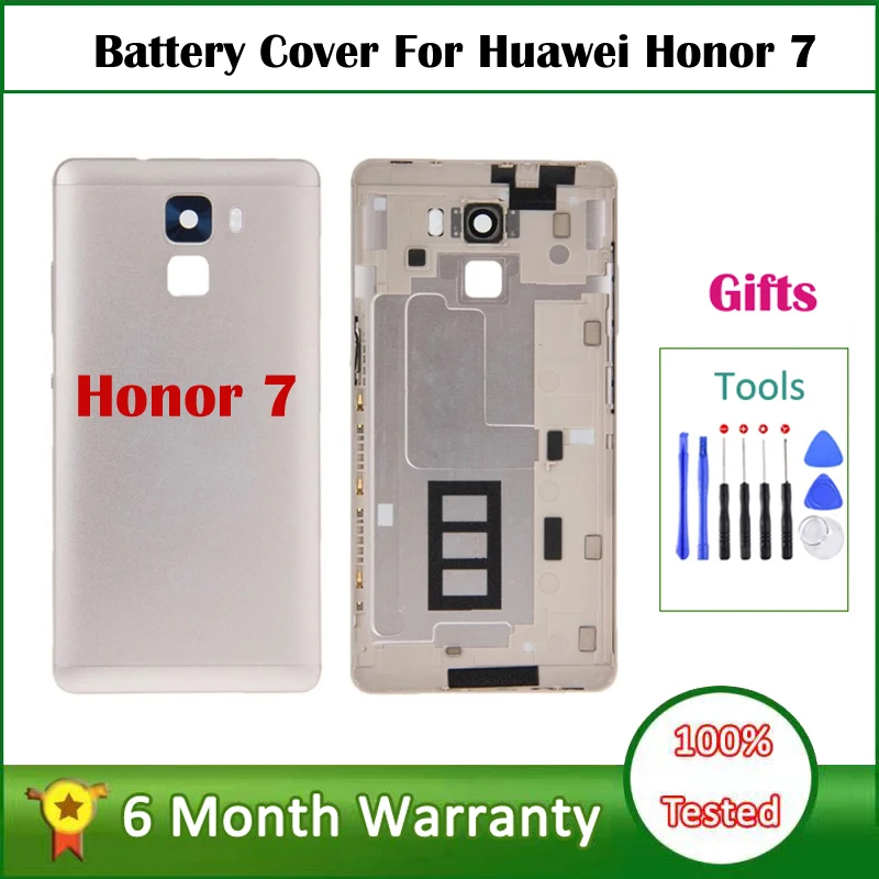 Задняя крышка батарейного отсека для Huawei Honor 7 с кнопкой регулировки громкости