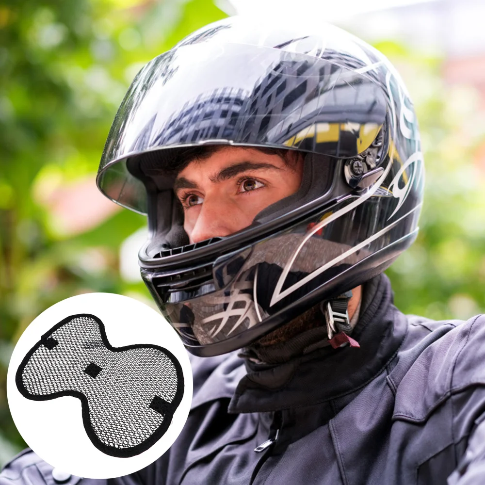 

2pcs Breathable Bike Helmet Net Cushion Heat Insulation Motorcycle Head Pads
