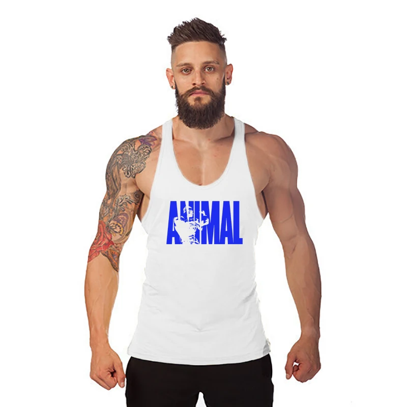

Gyms Sport Vest Singlet Solid Cotton Muscle Undershirt Clothing Bodybuilding Tank Tops Men Mesh Shirt Fitness Sleeveless Shirt