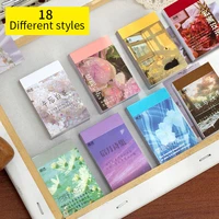 ins stickers aesthetic 50 pcs landscape stickers diy diary sticker planner scrapbooking material decoration paper sticker books