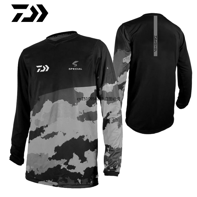 

2021 New DAIWA Quick Drying Fishing Clothing Long Sleeve Sunscreen Anti-uv Breathable Summer Fishing Shirt Autumn Fishing Jersey