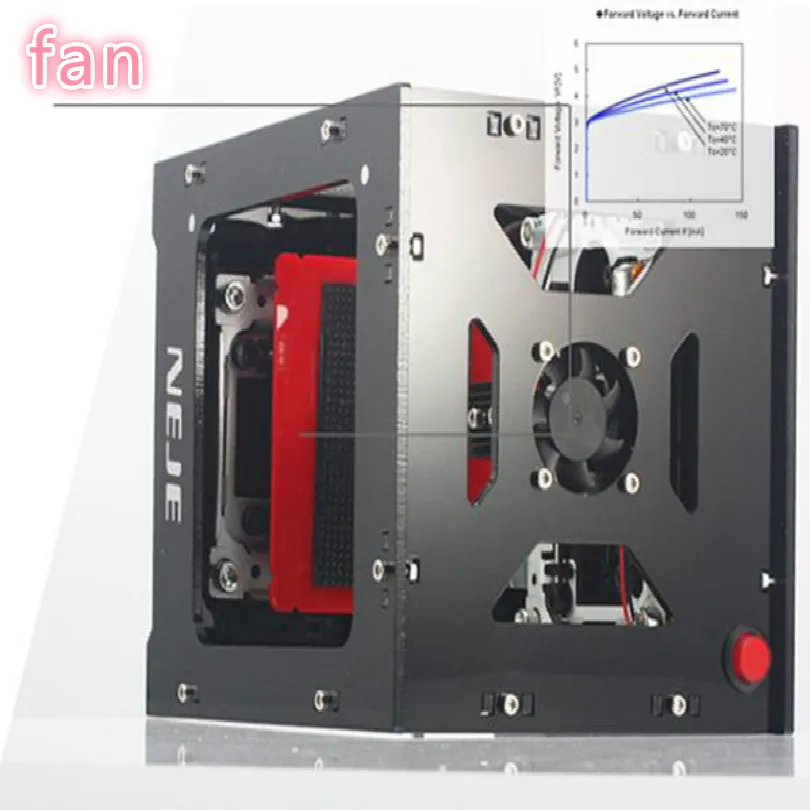 1000 мВт дерево кожа пластик cnc лазерная машина для тиснения экрана печатная DIY