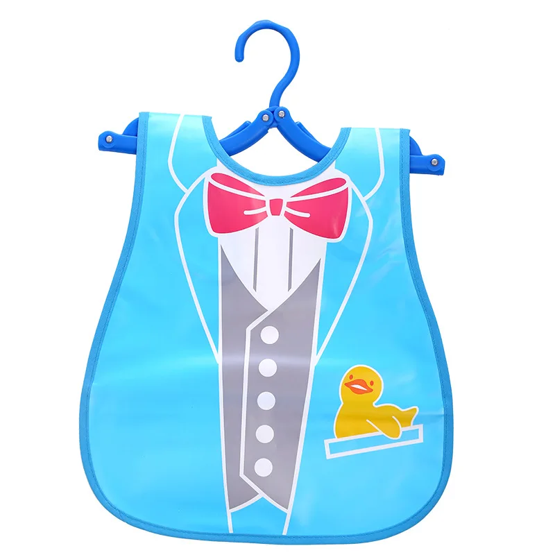 

1PC Strawberry Bib Adjustable Baby Bibs EVA Waterproof Lunch Feeding Bibs Children Cartoon Feeding Apron Kids Sleeveless Apron