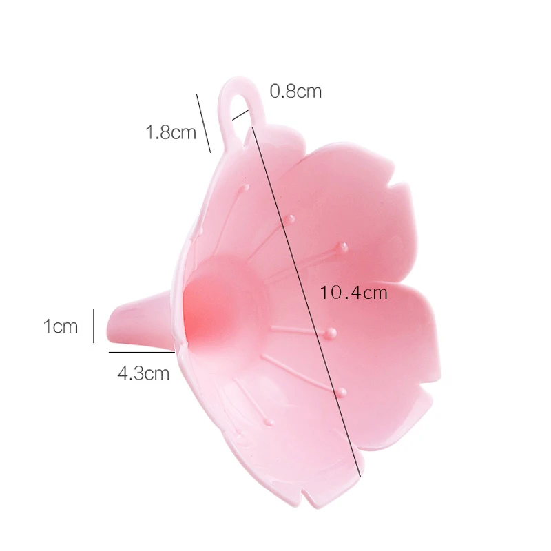 

2pcs Kitchen Cherry Blossom Style Funnels Home Olive oil salt sauce vinegar seasoning powder liquid dispenser Kitchen Accessorie