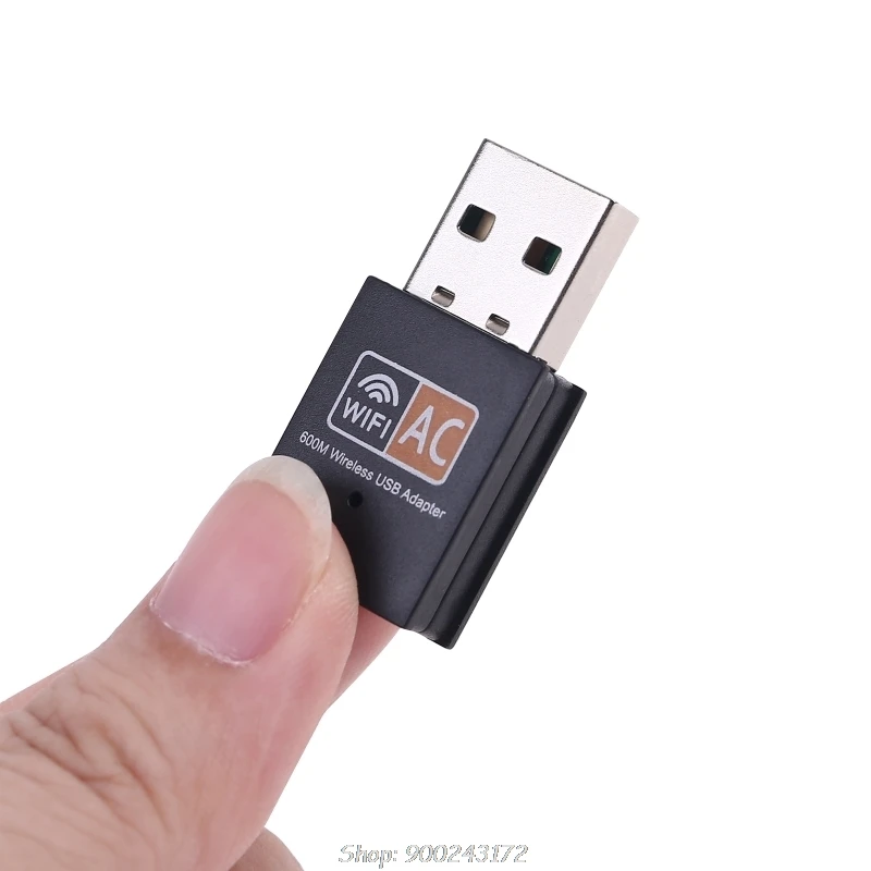 

600M 2.4G 5G AC AU Dual Band USB Wireless Card WiFi USB Adapter for Laptop Desktop Comptuer Accessories Parts N03 20 Dropship