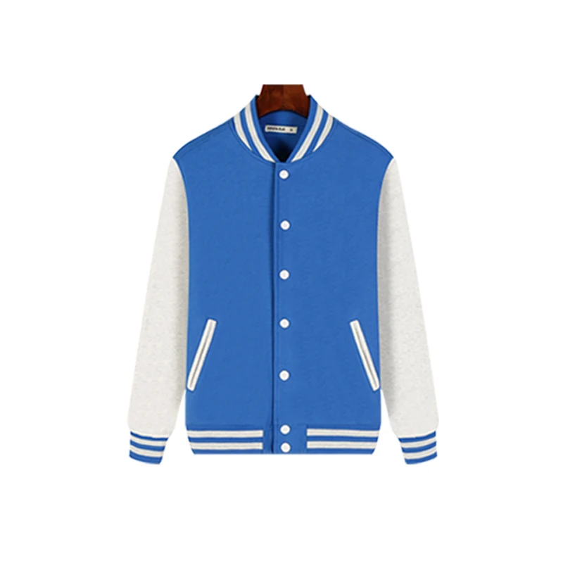 2020 Fashion Men and Women Baseball Jacket Warm Slim Fit College Casual Top Jacket Sweater Jacket Size Coats Custom