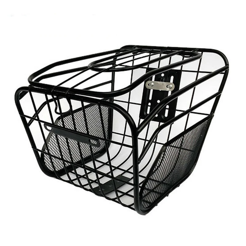 Большая металлическая корзина для велосипеда антикоррозийный Съемный контейнер