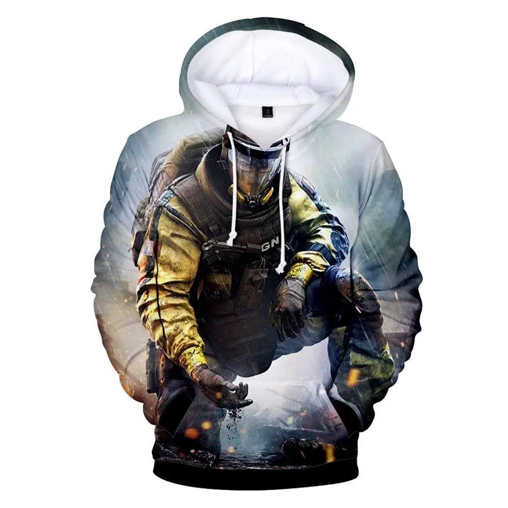 2020 Fashion Brand Men's Rainbow Six Siege Cosplay Game Hoodie Sweatshirt Tom Clancy's Clothing Jacket | Мужская одежда