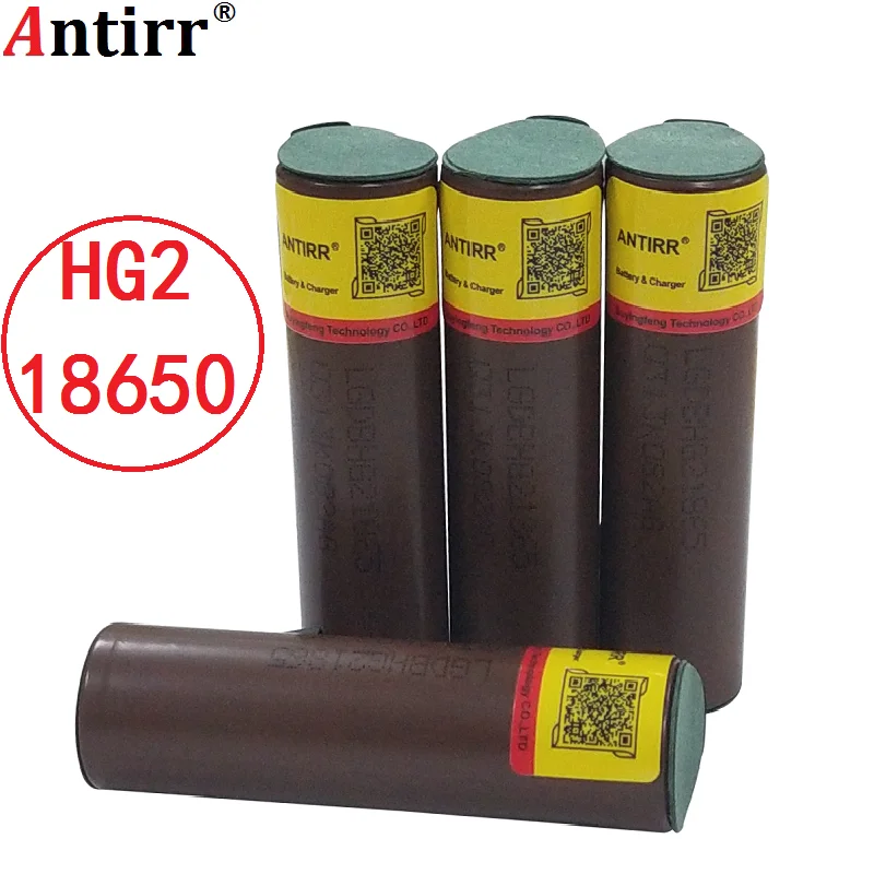 Аккумулятор HG2 18650 3000 мА · ч 3 6 В 20 А выделенный высокомощный разряд + никелевые