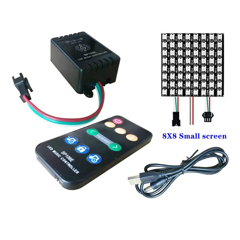 WS2812b контроллер SP106E Музыка Led ControIIer 9 ключи ControI WS2811/WS2812B/SK6812/модуль лента липучка