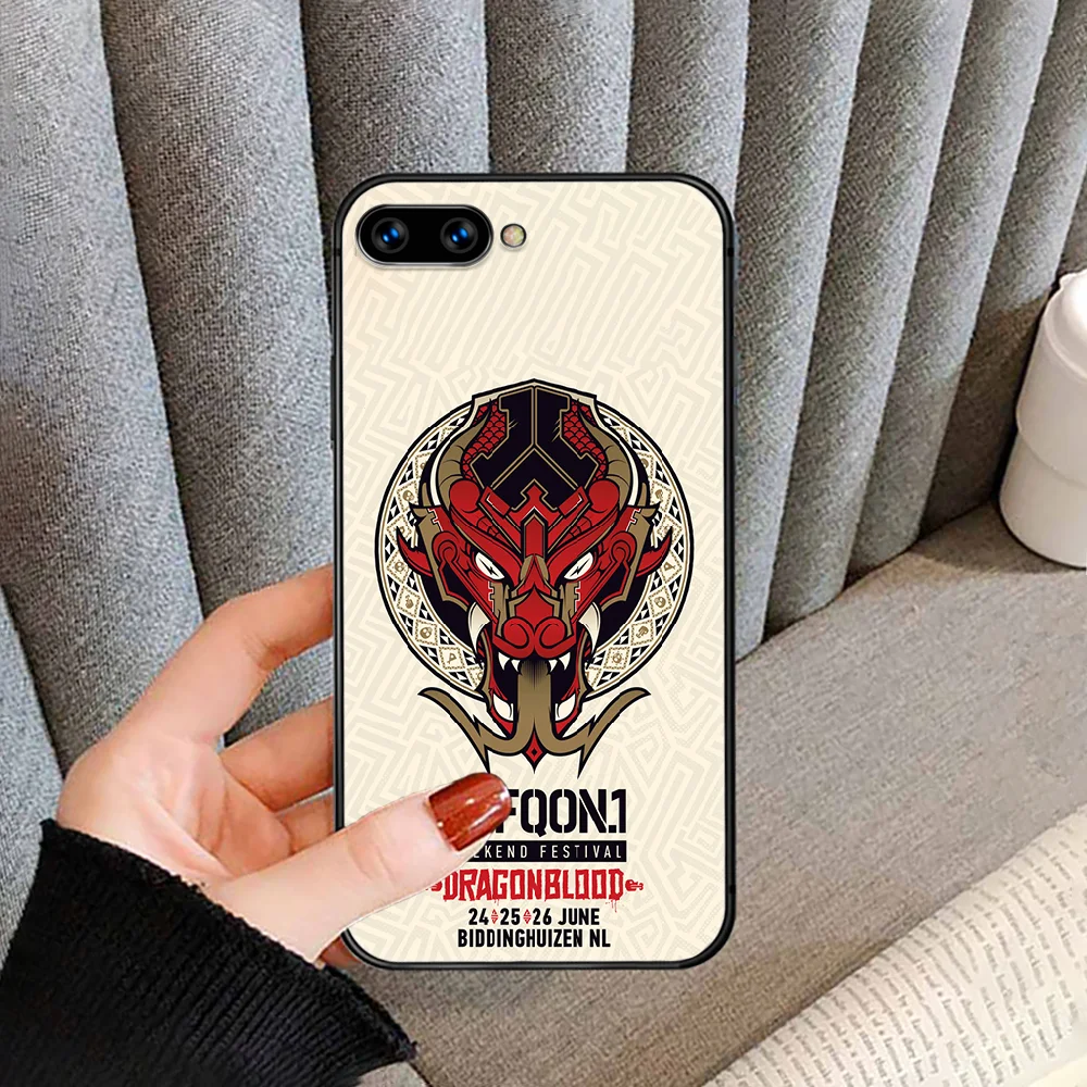 

Luxury Fashion Defqon 1 Phone Case For HUAWEI honor nova 5 7 8 9 10 20 30 A C T I X Lite Pro black hoesjes 3D cell cover